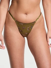 Rose Lace Adjustable V-String Panty