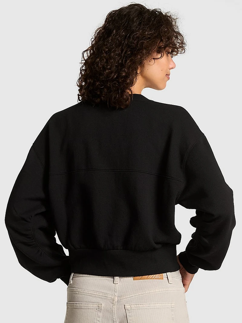 Ivy Fleece Cropped Cardigan
