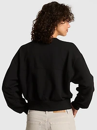 Ivy Fleece Cropped Cardigan