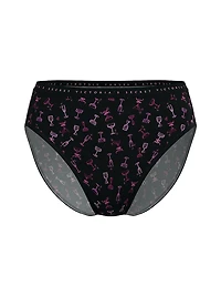 Stretch Cotton High-Leg Brief Panty