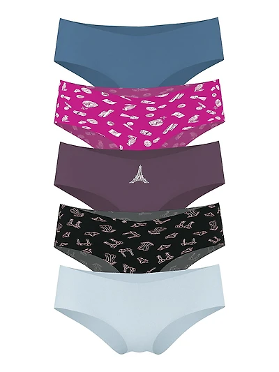 7-Pack No-Show Cheeky Panties