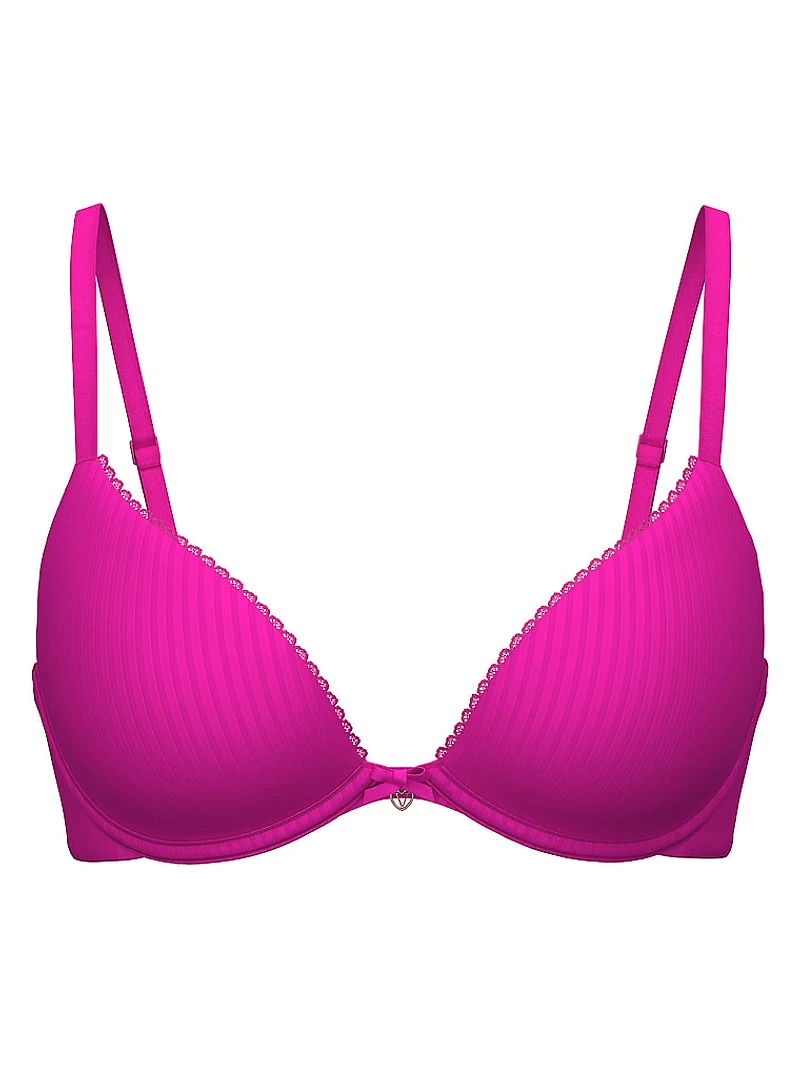 Lace-Trim Push-Up Bra