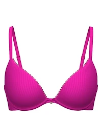 Lace-Trim Push-Up Bra