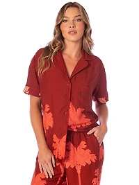 Kameli Short-Sleeve Pants Set