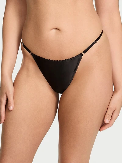 Rose Lace Adjustable V-String Panty