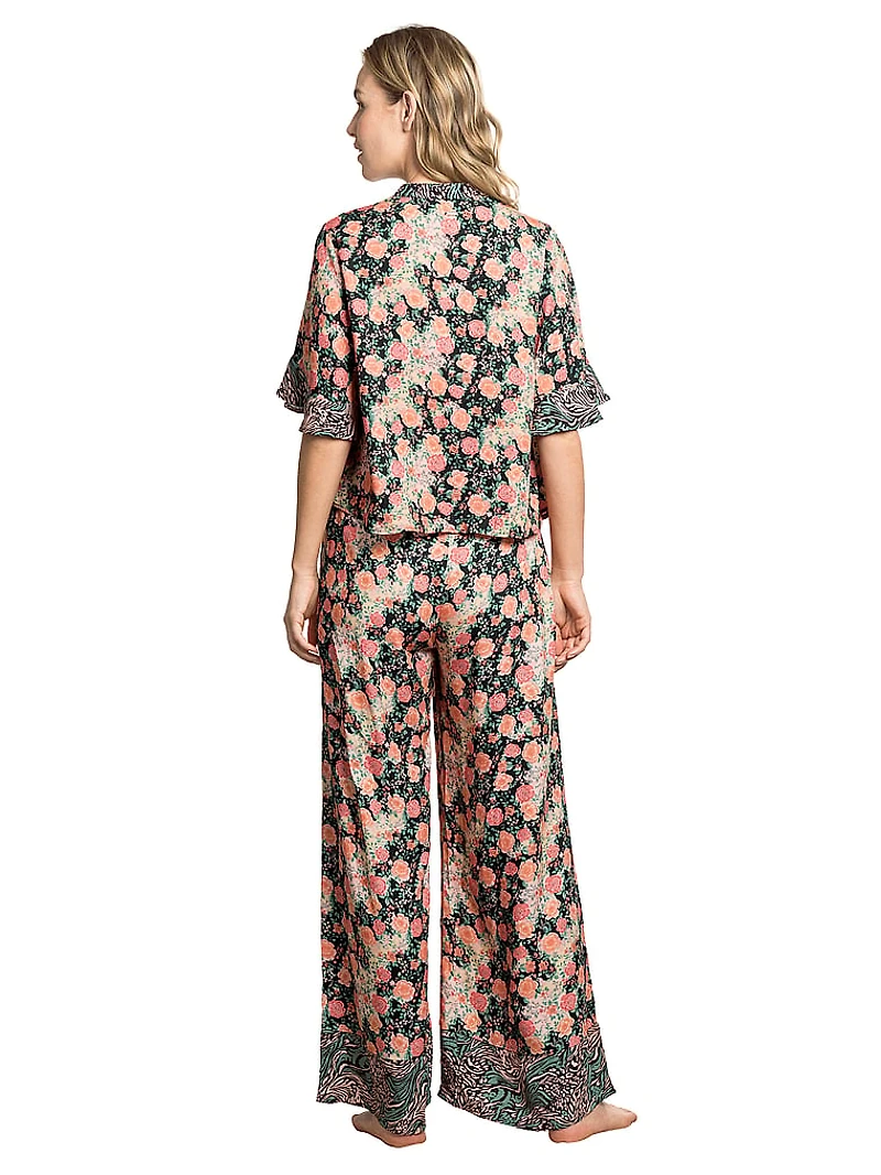 Anais Flutter Sleeve Pants Set
