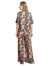 Anais Flutter Sleeve Pants Set