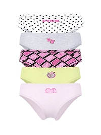 5-Pack Cotton Cheeky Panties