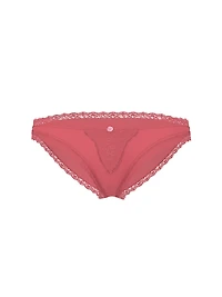 Lace-Trim String Bikini Panty