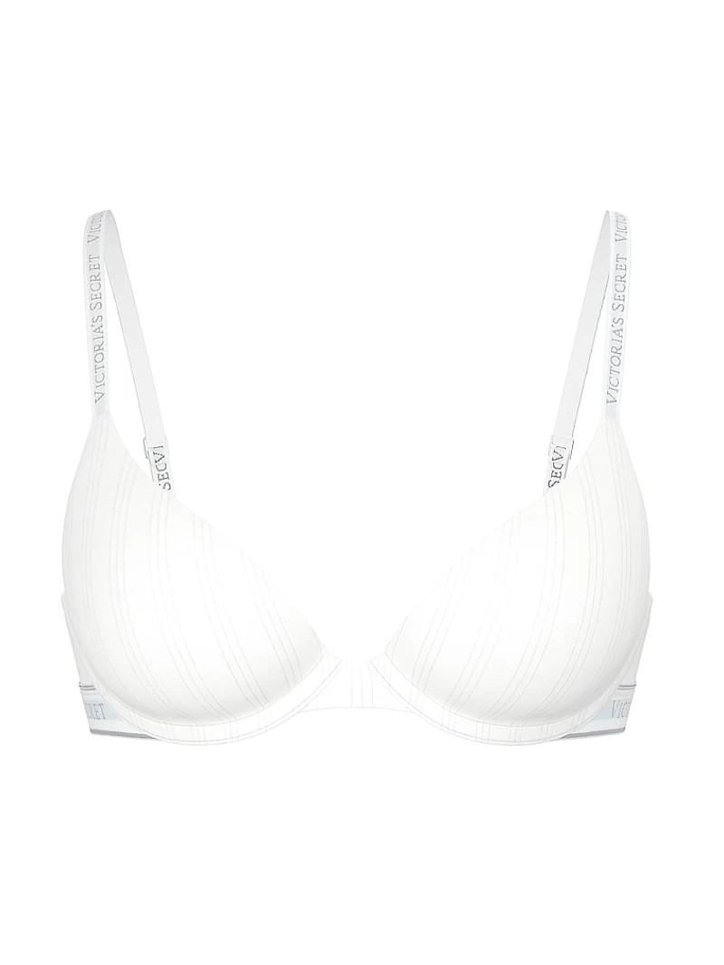Lightly Lined Full-Coverage Cotton Bra