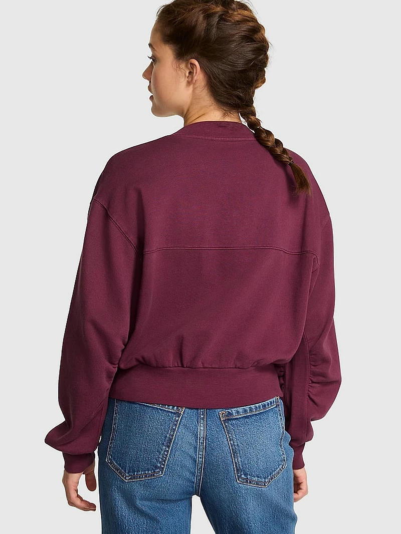 Ivy Fleece Cropped Cardigan