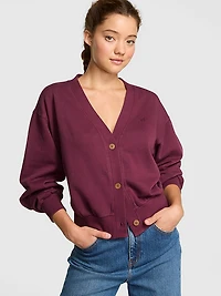 Ivy Fleece Cropped Cardigan