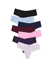 5-Pack No Show Thong Panties
