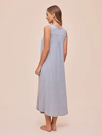 Kate Pleat Front Maxi Length Nightie
