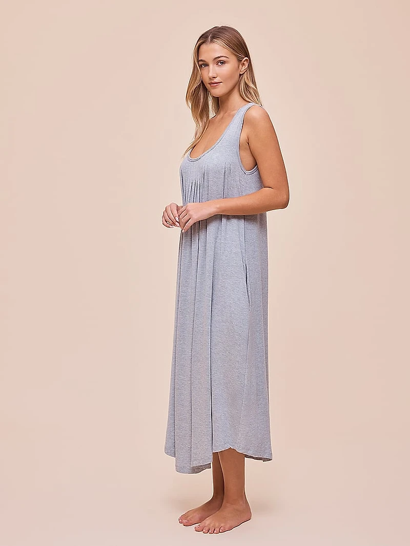 Kate Pleat Front Maxi Length Nightie