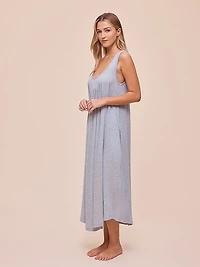 Kate Pleat Front Maxi Length Nightie