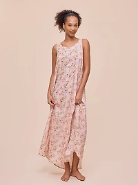 Molly Panel Front Maxi Length Nightie