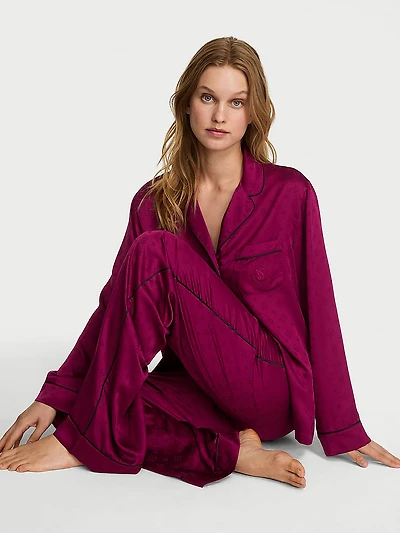 Satin Long Pajama Set