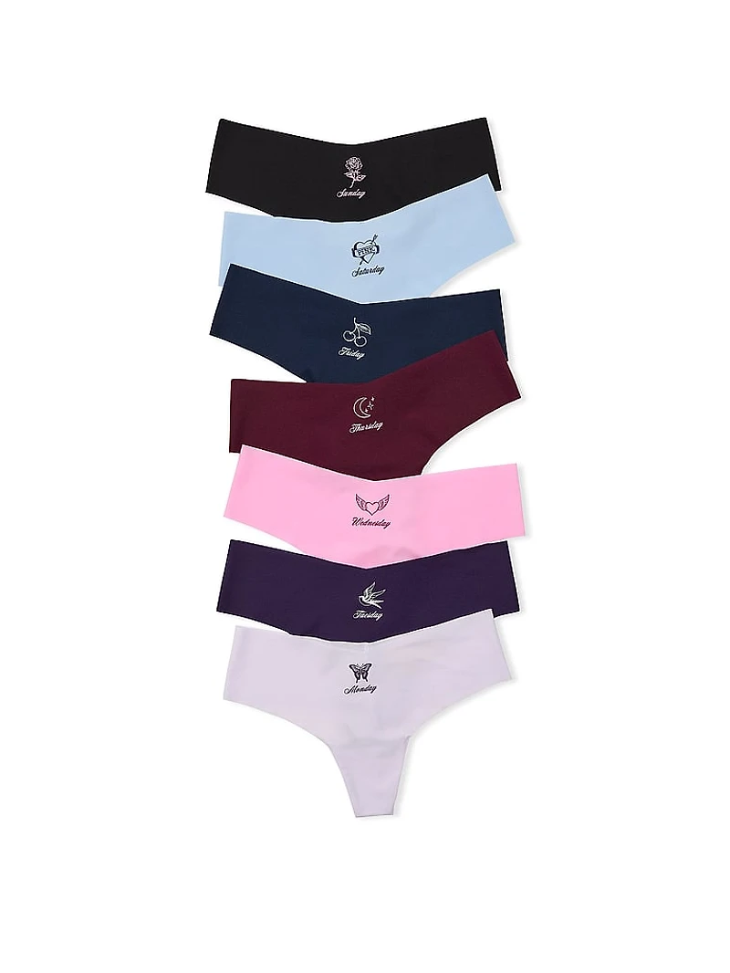 5-Pack No Show Thong Panties