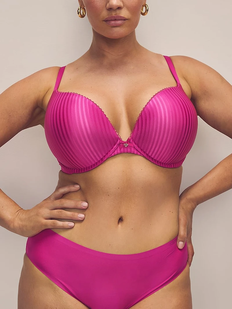 Lace-Trim Push-Up Bra