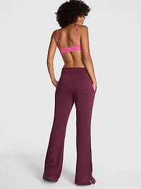 Ivy Fleece Foldover Flare Sweatpants