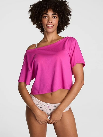 Slouchy Cropped Sleepshirt