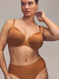 FlexFactor Lightly Lined Plunge Demi Bra