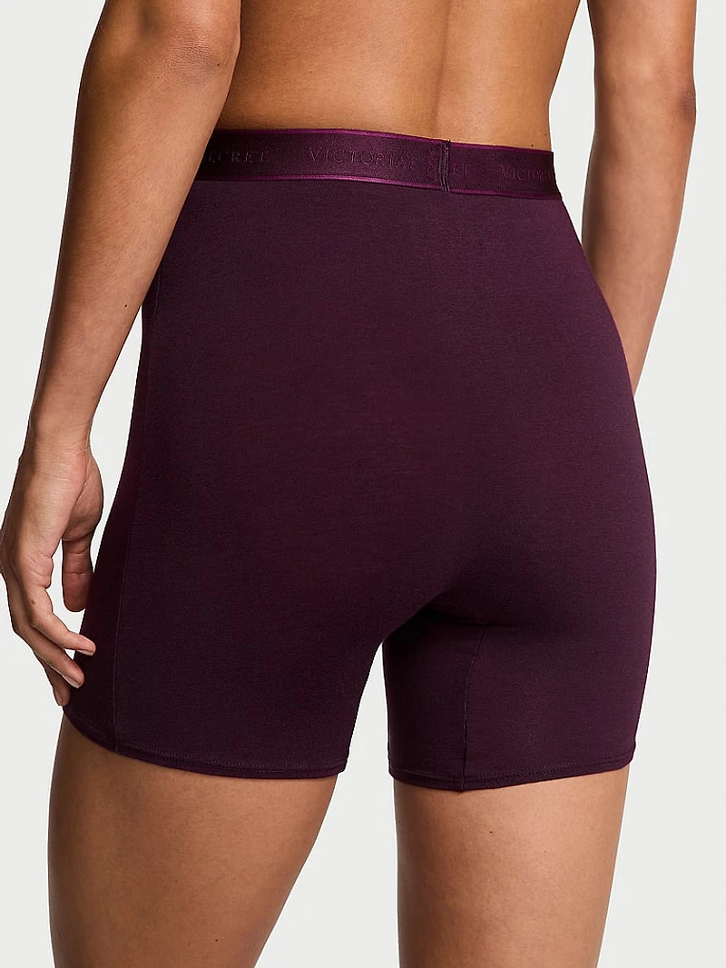 Logo Cotton High-Waist Boxer Brief