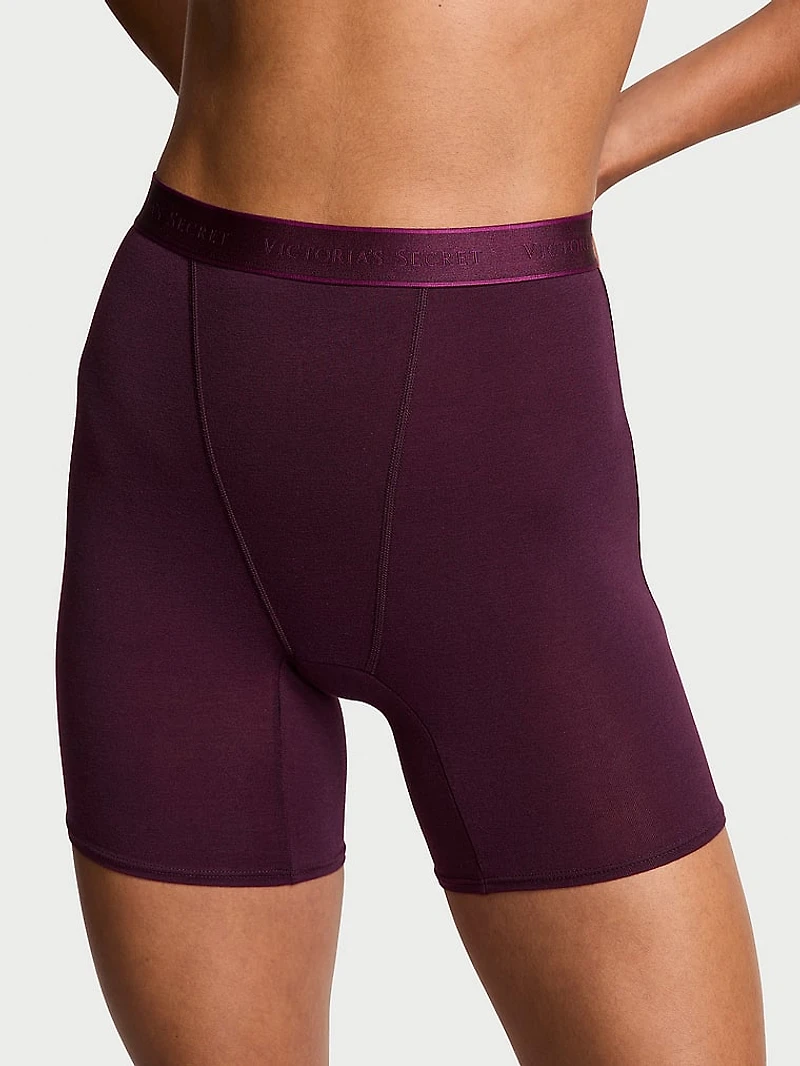 Logo Cotton High-Waist Boxer Brief