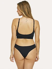 Mesh Velvet Dot Brief Panty