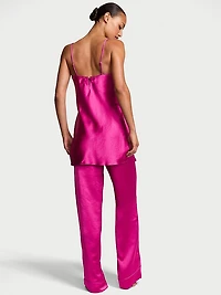 Luxe Satin Tunic Cami & Pant Set
