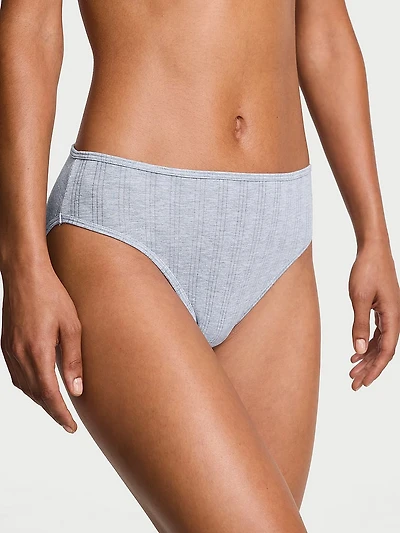 Stretch Cotton High-Leg Brief Panty