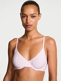 Cotton Unlined Scoop Strappy Bra