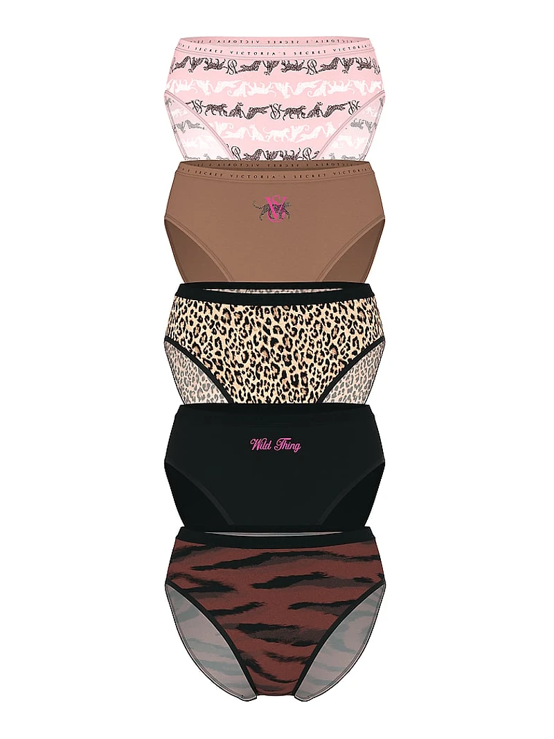 5-Pack Stretch Cotton Brief Panties