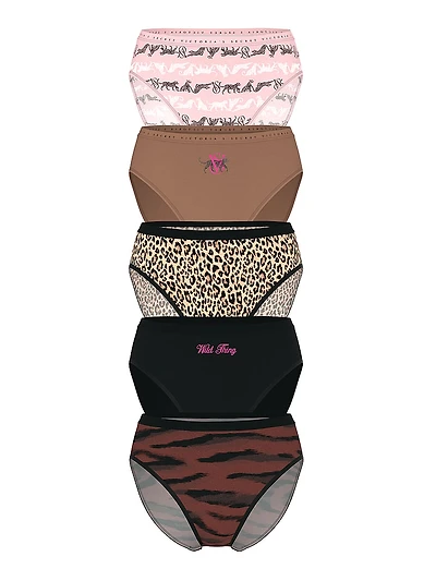 5-Pack Stretch Cotton Brief Panties