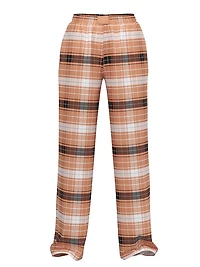 Modal-Cotton Pajama Pants