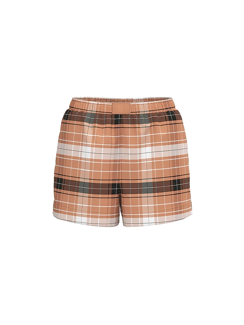 Modal-Cotton Pajama Shorts