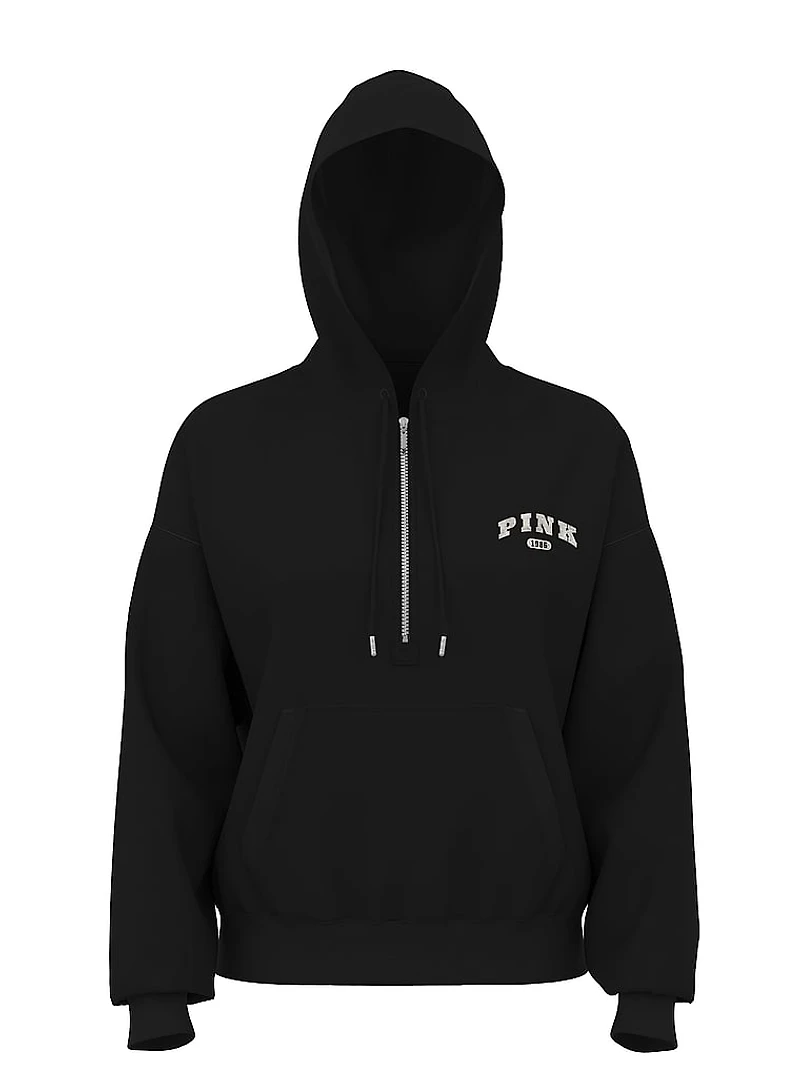 Ivy Fleece Campus Half-Zip Hoodie