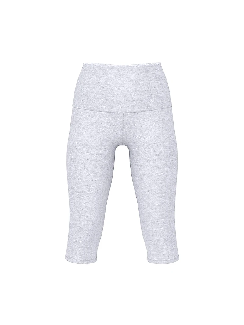 All-Day Cotton Foldover Capri Leggings
