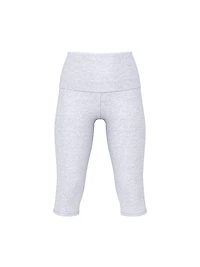 All-Day Cotton Foldover Capri Leggings