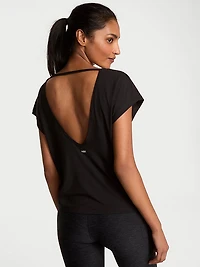 VSX Drapey Knit Open-Back Tee