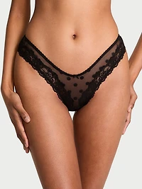 Icon by Victoria's Secret Lace Adjustable Thong Panty