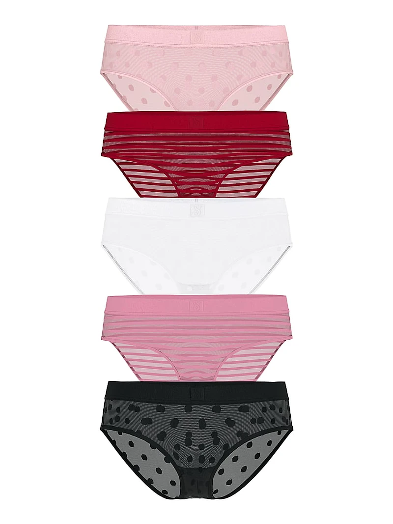 7-Pack Logo Cotton Hiphugger Panties