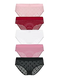 7-Pack Logo Cotton Hiphugger Panties