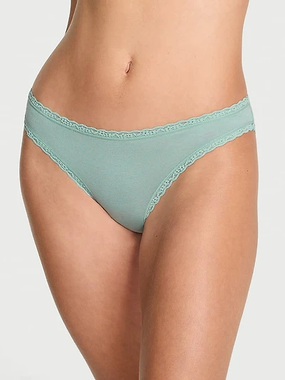 Lace-Waist Bikini Panty