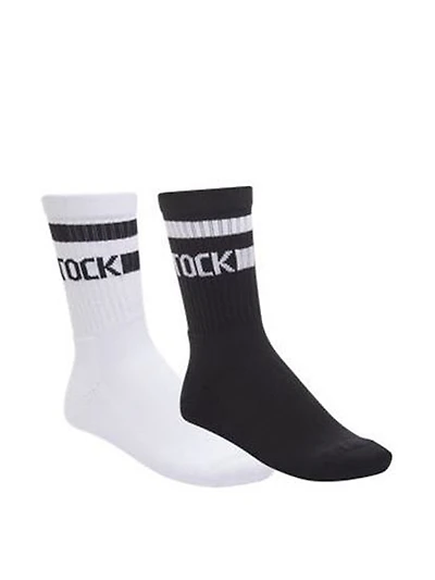 Cotton Stripe Crew Socks