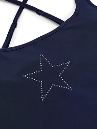 All-Day Cotton Square-Neck Bra Tank