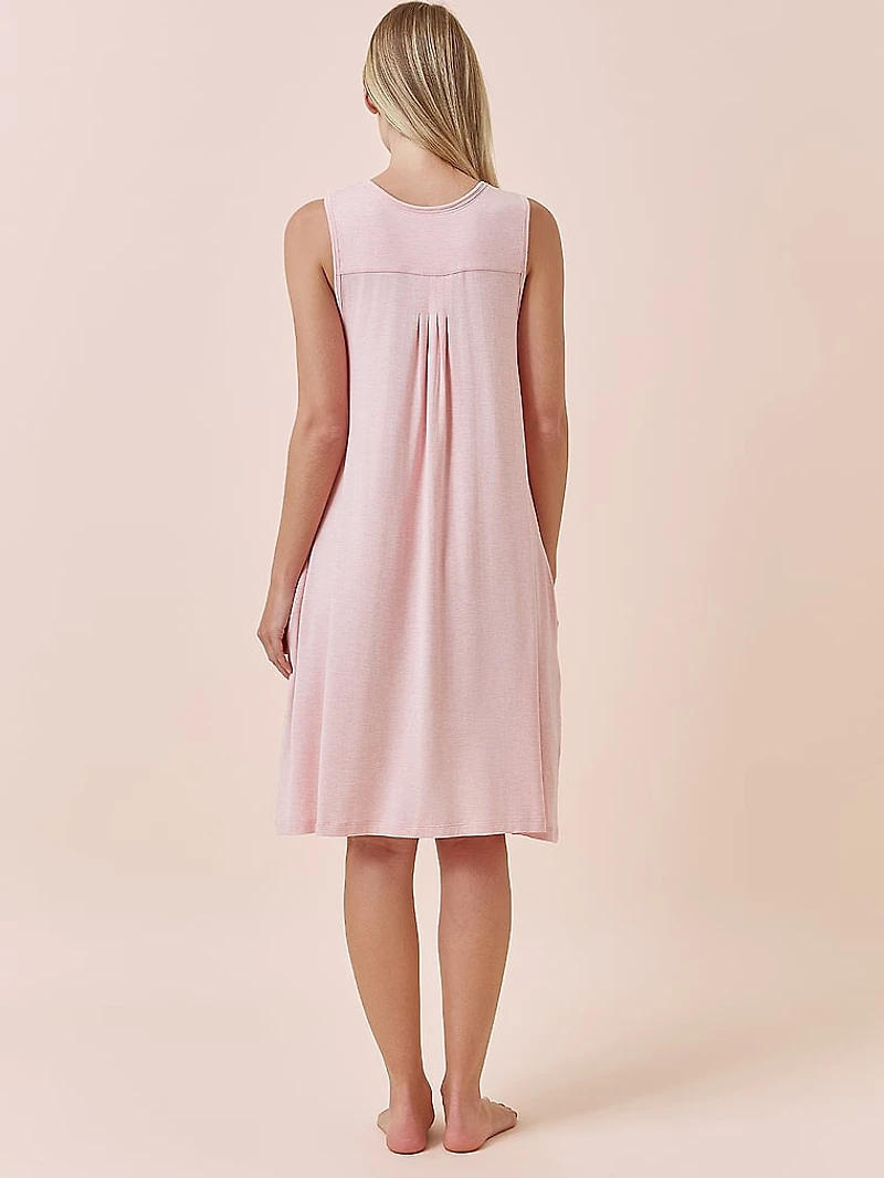 Kate Modal Pleat Front Midi Length Nightie