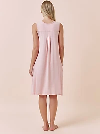 Kate Modal Pleat Front Midi Length Nightie