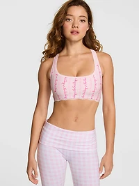 PINK x LoveShackFancy Cotton Racerback Bralette